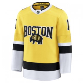 Miesten NHL Boston Bruins Pelipaita 2025-26 Fanatics NHL Stadium Series Premium Jeremy Swayman Gold